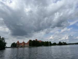 Udsigt over Trakai slottet